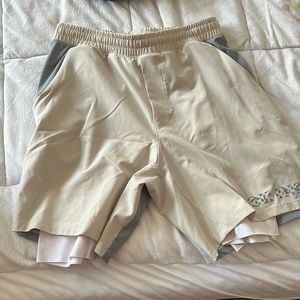 Lululemon compression shorts.